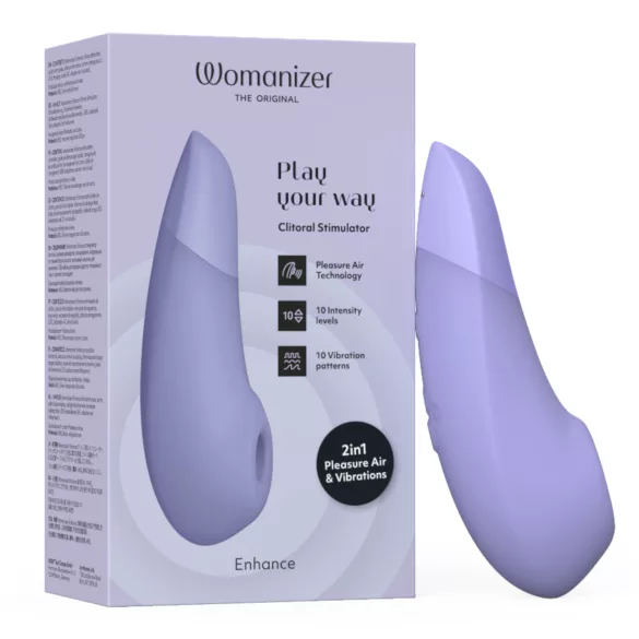 Womanizer Enhance - air‑pulse clitoral stimulator (purple)