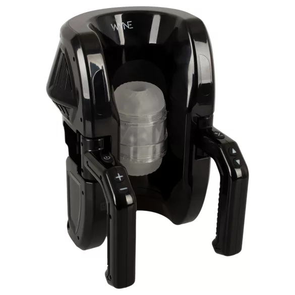 WYNE 10 - Automated Pleasure Device with Grip (Black)