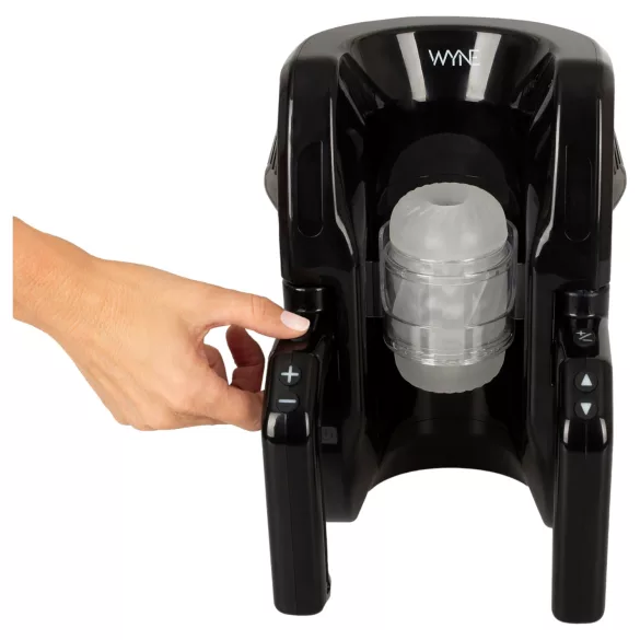 WYNE 10 - Automated Pleasure Device with Grip (Black)