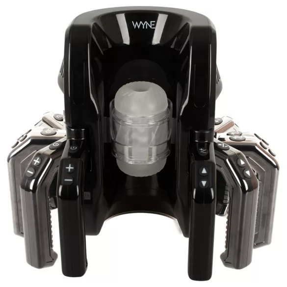 WYNE 10 - Automated Pleasure Device with Grip (Black)
