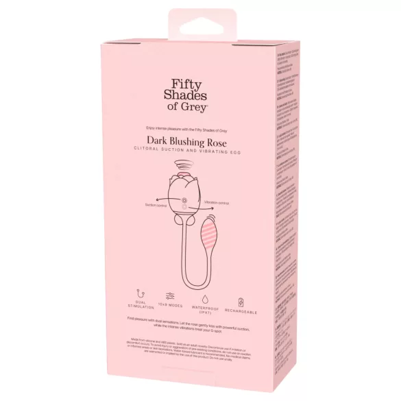 Fifty Shades of Grey - Clitoral Suction & Vibrating Egg (Black)
