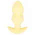 Cuties Mini - Ribbed Vibrating Anal Plug (Yellow)