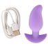 Cuties Mini - Vibrating Anal Plug (Purple)