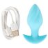 Cuties Mini - Vibrating Anal Plug (Blue)