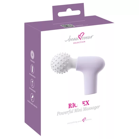 Beau Coeur Rionex - Mini Purple Massager Vibrator