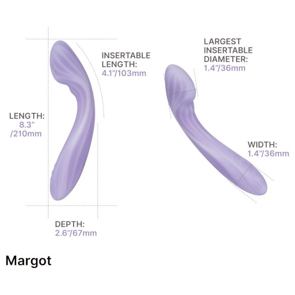 Svakom Margot - Dual Motor G-spot Vibrator (Purple)
