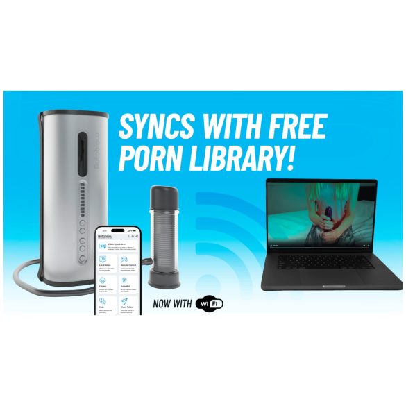 VacuGlide 2 - Luxury Automatic Male Masturbator (Silver)