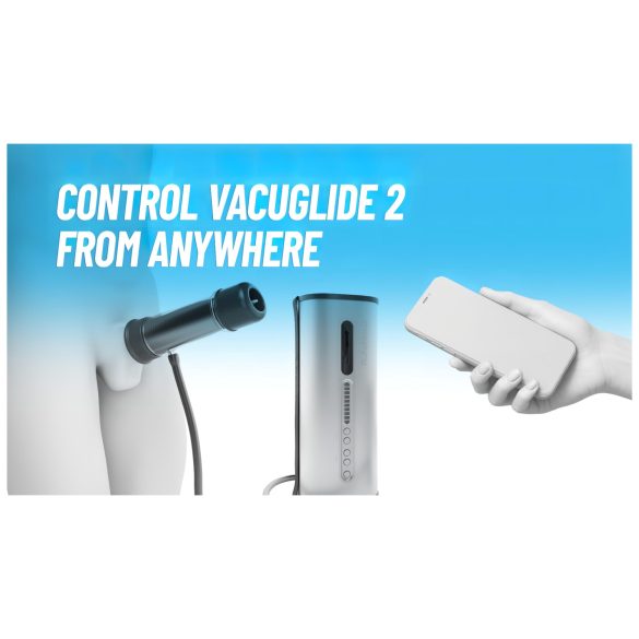 VacuGlide 2 - Luxury Automatic Male Masturbator (Silver)