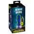 Beasty Cocks Firefly Fantasies - Heated Thrusting Fantasy Vibrator (Blue) - 23.4 cm