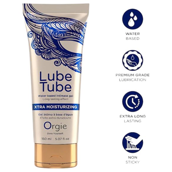 Orgie Lube Tube - Moisturizing Lubricant Gel (150ml)
