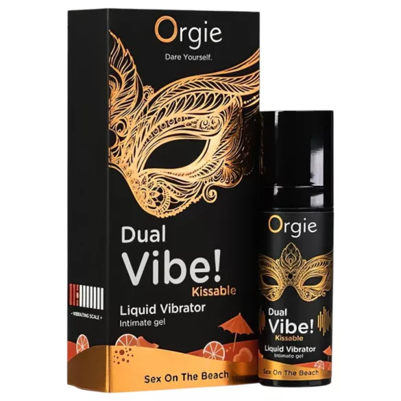 Orgie Dual Vibe - Unisex Liquid Vibrator - Sex on the Beach (15ml)