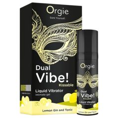 Orgie Dual Vibe - Unisex Liquid Vibrator - Gin Tonic (15ml)