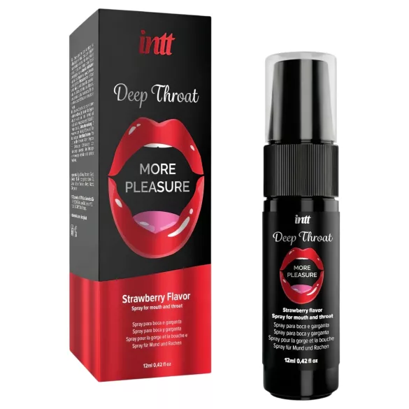 intt Deep Throat - throat spray - strawberry (12ml)