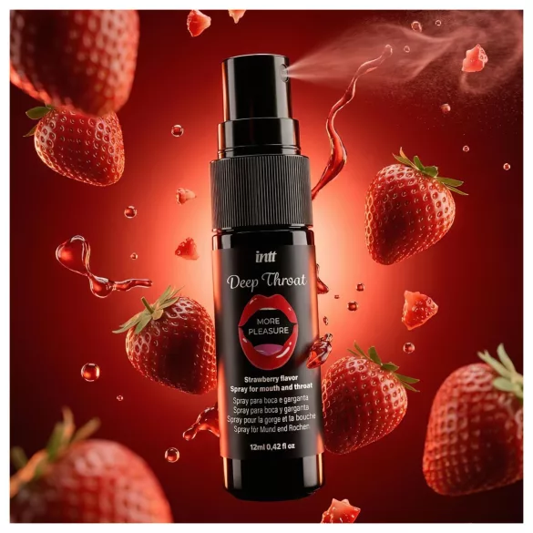 intt Deep Throat - throat spray - strawberry (12ml)