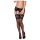 Obsessive 810-STO-1 - Black Lace Top Stockings - L/XL