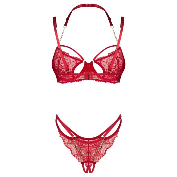 Obsessive Matildea - Lace Bra Set (Red)
