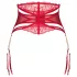 Obsessive Matildea - Lacy Chain Garter Belt (Red)