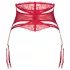 Obsessive Matildea - Lacy Chain Garter Belt (Red)