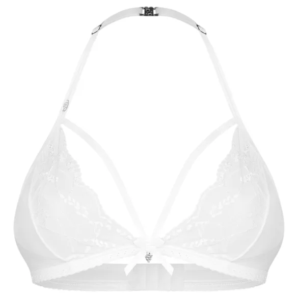 Obsessive Weddya - two‑piece lingerie set (white) - L/XL