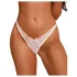 Obsessive Weddya - lace thong (white)