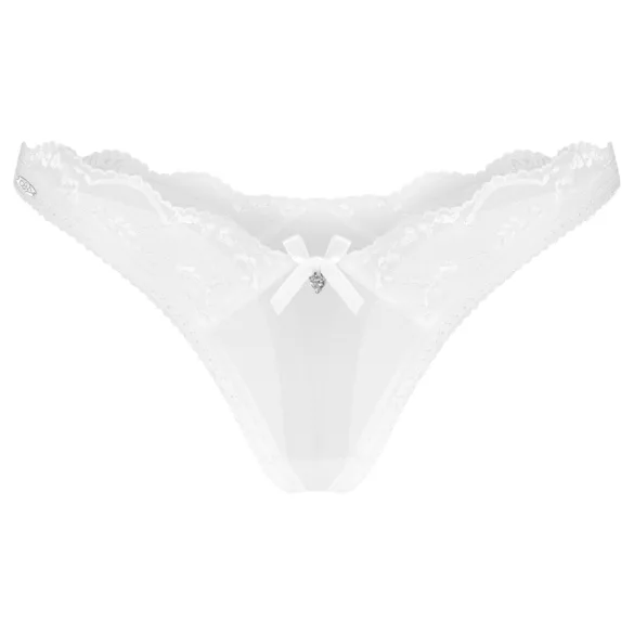 Obsessive Weddya - lace thong (white) - L/XL