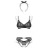 Obsessive Naughty Maid - three‑piece maid costume (black and white)
