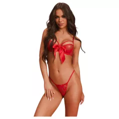   Obsessive Gifty - two‑piece sexy lingerie set for women (red)