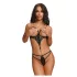 Obsessive Matildea - open crotch bodysuit (black)