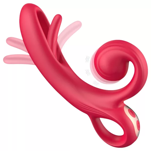 Erospace Sweet Play - clitoral arm vibrator (red)