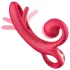 Erospace Sweet Play - clitoral arm vibrator (red)
