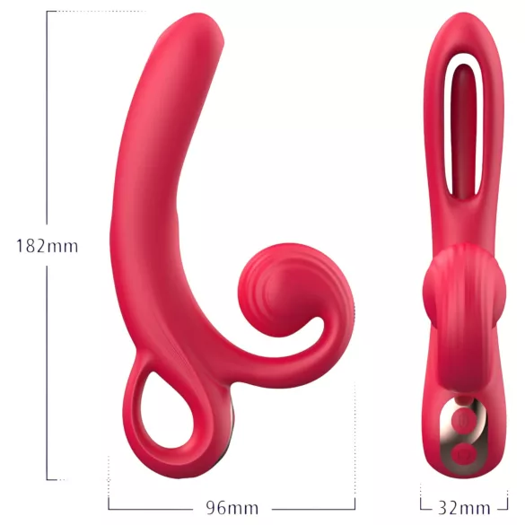 Erospace Sweet Play - clitoral arm vibrator (red)