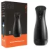 Men's Play - Suction & Vibration Warming Masturbator (Black)