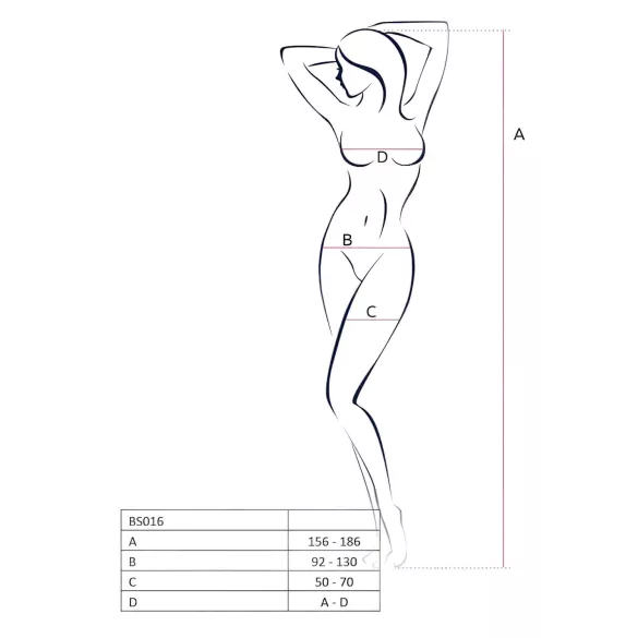 Passion BS016 - Minimalist Mesh Set (White) - S-L