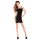 Passion BS026 - Black Mini Dress with Straps - Sizes S-L