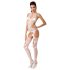 Passion BS053 - White Halter Fishnet Set (S-L)