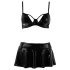 Passion Deby - Black Bra & Mini Skirt Set
