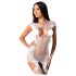 Passion BS082 - Lace Sleeveless Mesh Set - White (S-L)