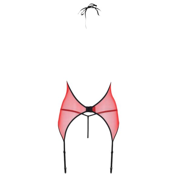 Passion Peonia - Red Top & Thong Set