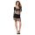Passion BS105 - Black Fishnet Mini Dress (S-L)