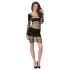 Passion BS105 - Black Fishnet Mini Dress (S-L)