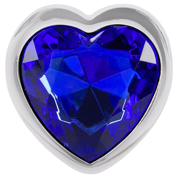 Magic Shiver - Metal Anal Plug with Blue Gem