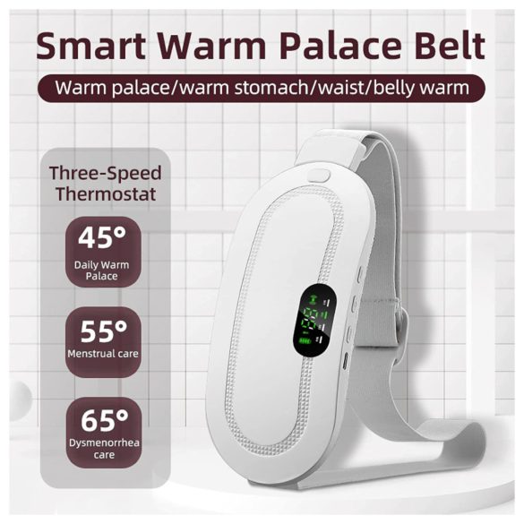 EMS Cordless Menstrual Relief Belt (White)