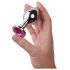 Desirel Pink Jewel M - Silver & Pink Anal Plug