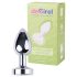 Desirel GlowPlug - Illuminating Anal Plug - Small (Silver)
