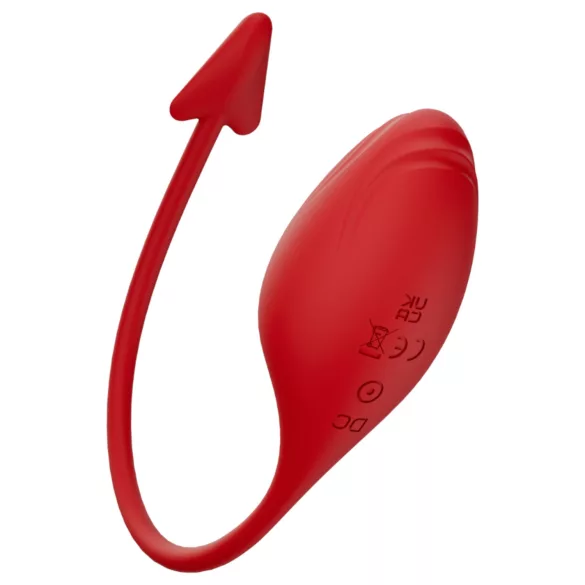 Funny Me – Smart Vibrating Egg with Devil Fork (Red)