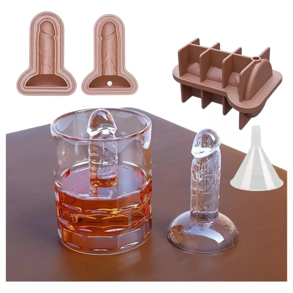 Blue Novelty Ice Cube Tray - Fun Shape Mold