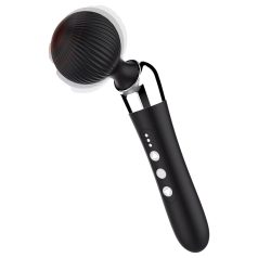 Curved Black Wireless Massager Vibrator