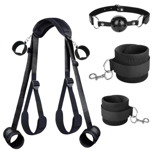 Lonely - BDSM Handcuff Set (Black)
