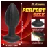 Desirel - Vibrating Anal Plug with Colour-Changing LED Light - App-Controlled, 10 Vibration Modes (Black)
