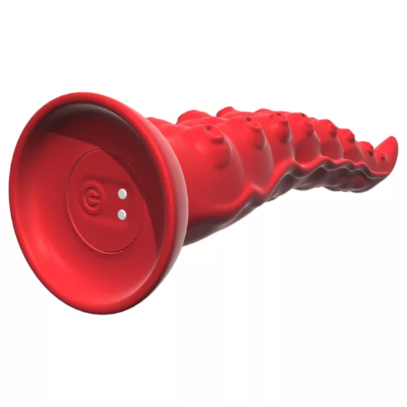 Suction Cup Octopus Tentacle Vibrator with Remote (Red)